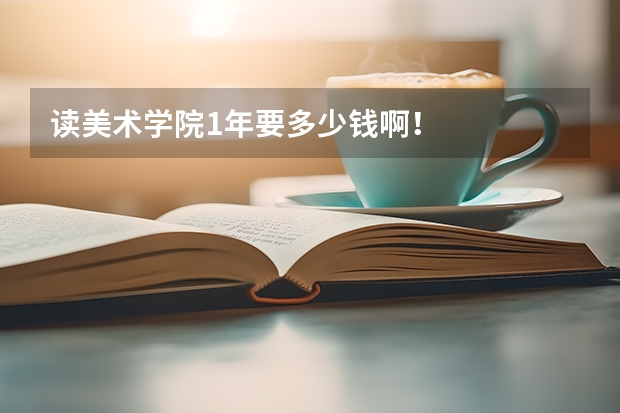 读美术学院1年要多少钱啊!