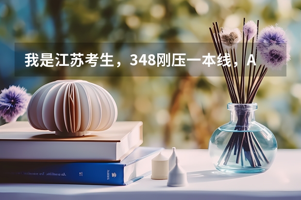 我是江苏考生,348刚压一本线,AA+,请问什么二本学校比较好,什么一本学校有希望