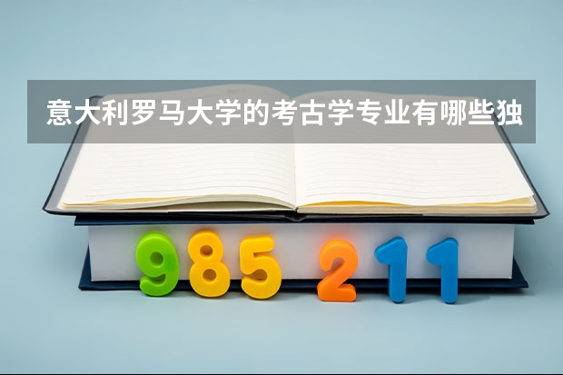 意大利罗马大学的考古学专业有哪些独特的课程设置?