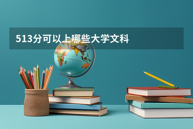 513分可以上哪些大学文科
