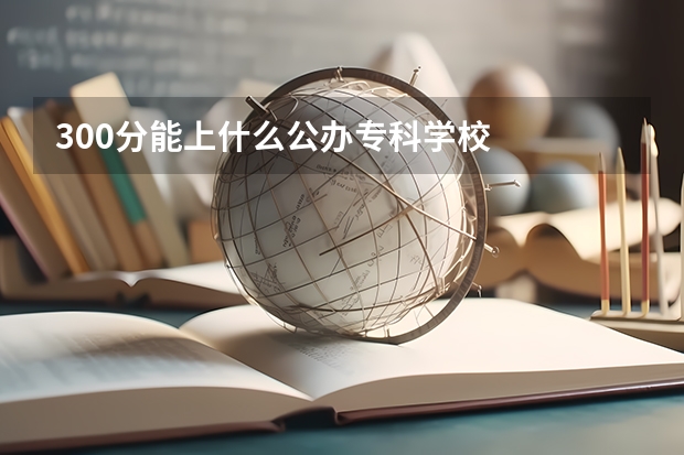 300分能上什么公办专科学校