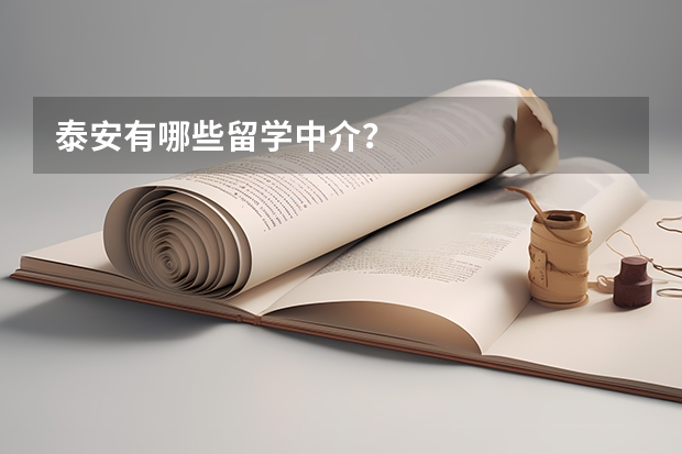 泰安有哪些留学中介?