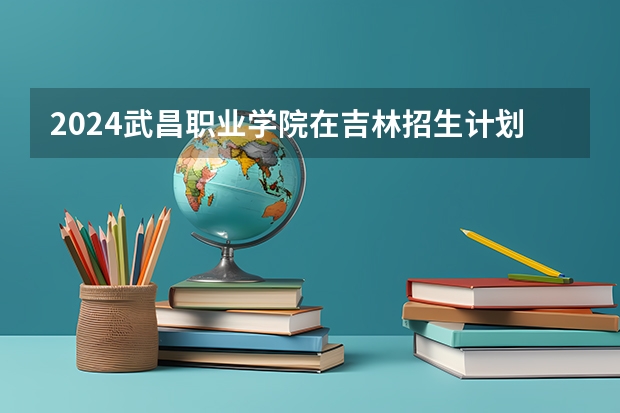2024武昌职业学院在吉林招生计划一览表
