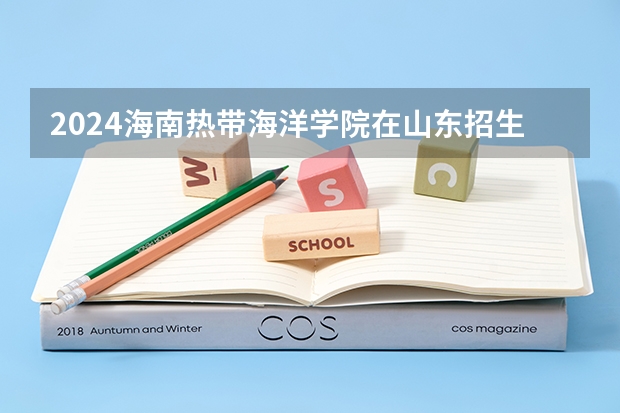 2024海南热带海洋学院在山东招生计划一览表