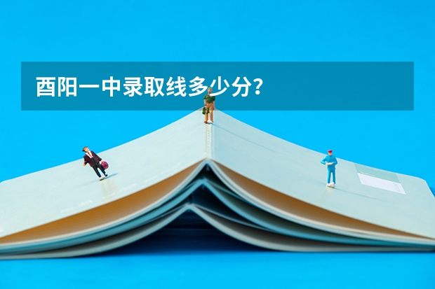 酉阳一中录取线多少分？