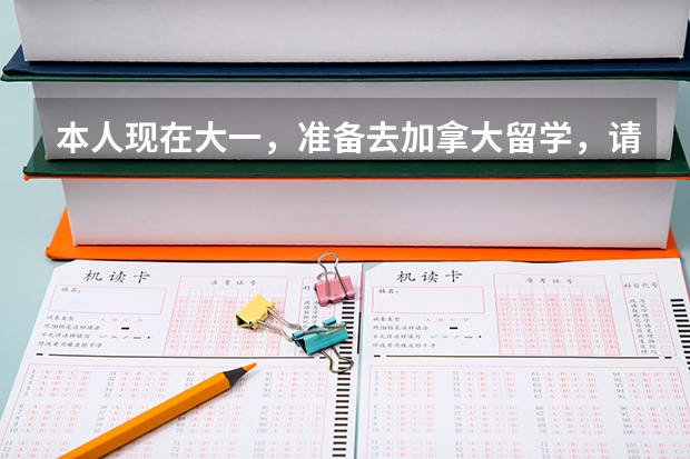 本人现在大一,准备去加拿大留学,请问需要提前多少时间准备?包括考语言、申请学校和签证等。我英语基础