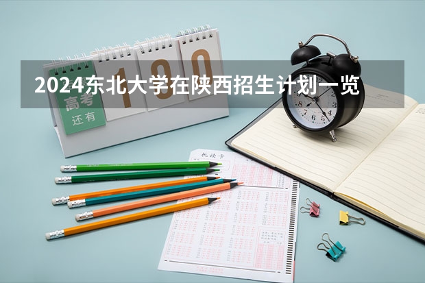 2024东北大学在陕西招生计划一览表