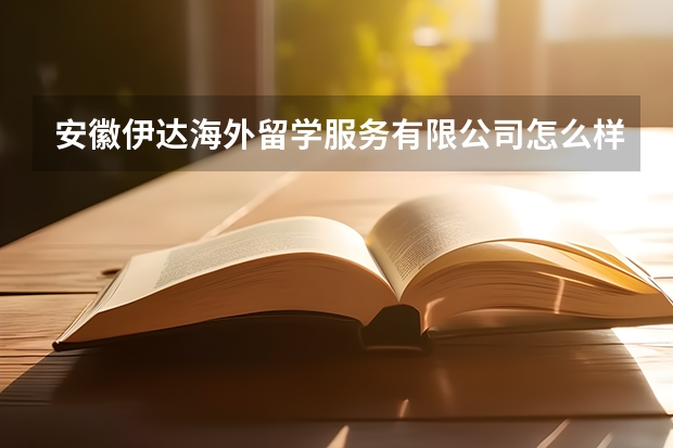 安徽伊达海外留学服务有限公司怎么样？