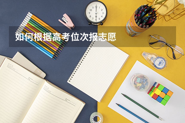 如何根据高考位次报志愿
