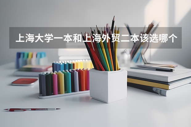 上海大学一本和上海外贸二本该选哪个？
