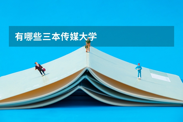 有哪些三本传媒大学