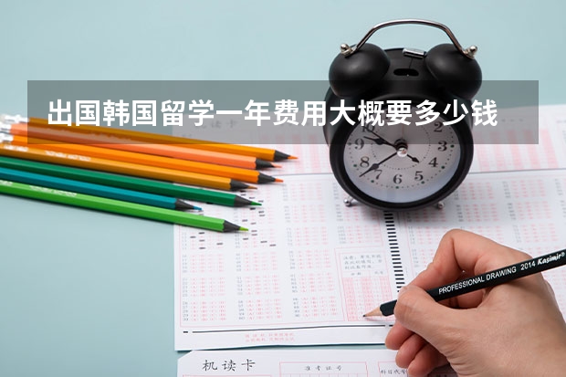 出国韩国留学一年费用大概要多少钱